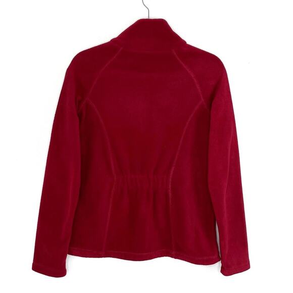 Jane Ashley Fleece High Collar Jacket Full Snap Medium - Picture 2 of 8